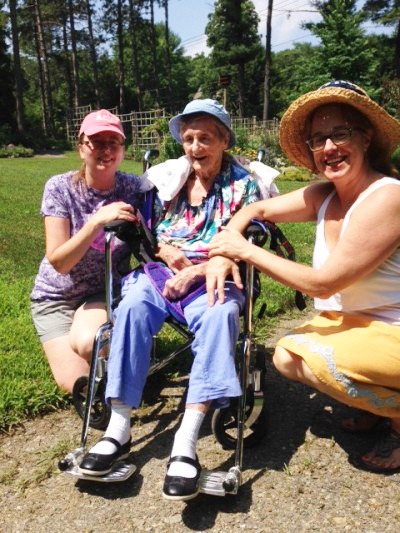 Laura, Joyce, and Lynne Enjoy a Respite Outing