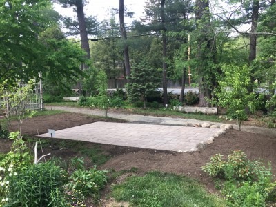 Pear Tree Patio-view, from the Southeast Corner
