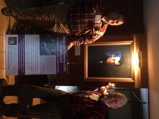 Karl and Mary with John Greenleaf Whittier, at his "Snow-bound" Room