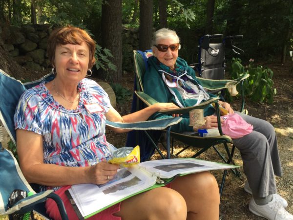Neila Griffith and Mom Rita Enjoy their Picnic