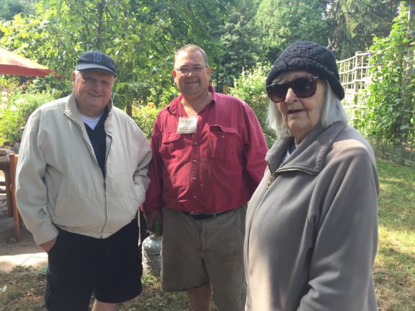 Bill and Nancy from North Andover, Chat with Karl in the Garden
