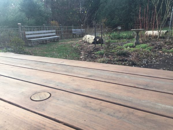 Pear Tree Patio Picnic Area Closed for the Season