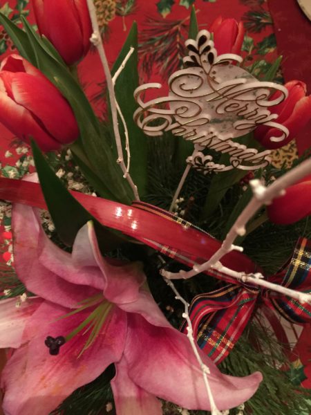 Merry Christmas Floral Arrangement