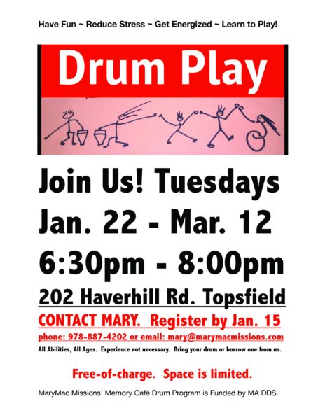 2019 Drum Play Flyer