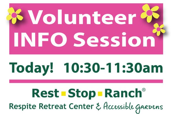 Rest.Stop.Ranch Volunteer INFO Session Sign