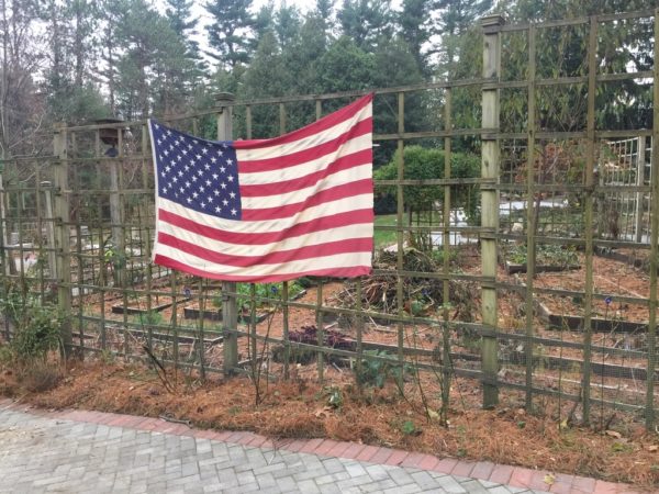 American Flag Hangs for All who Serve