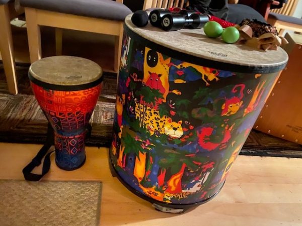 Mixed Percussion, Djembe, with Bass Drum