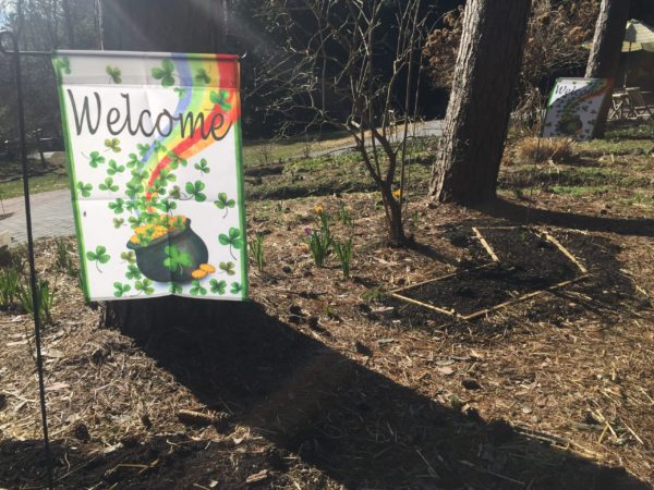 You Have Reached it ~ The End of the Rainbow ~ Welcome Garden Flag