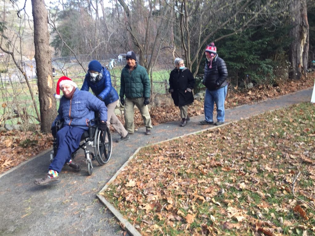 John, Denise & Girish, with Jean and John