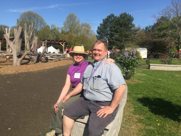 Mary & Karl at the All Abilities Area