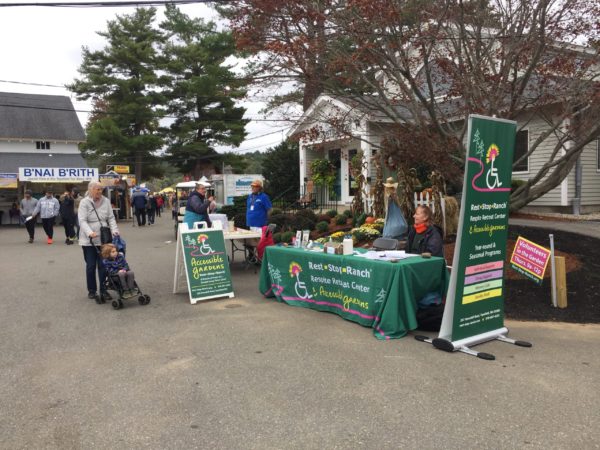 Caregivers noticed our table, and wanted to learn more!