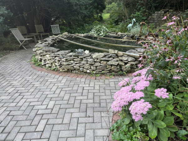 Koi Pond Sitting Area