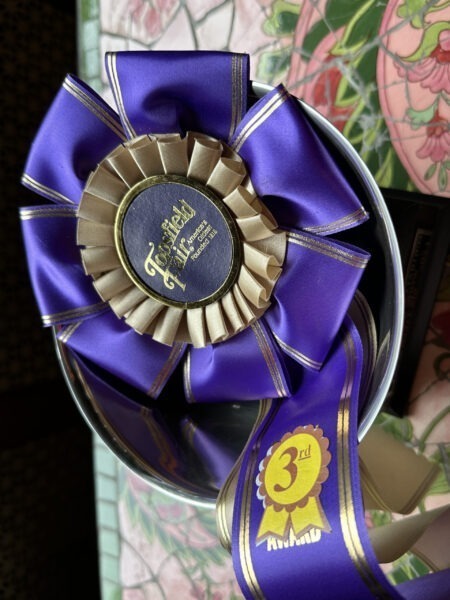 3rd Place Ribbon, Topsfield Fair, Flower Barn