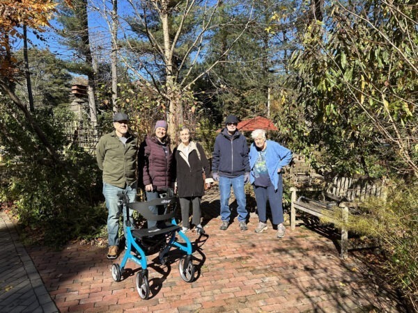 Ipswich Memory Cafe Group Visits the Gardens