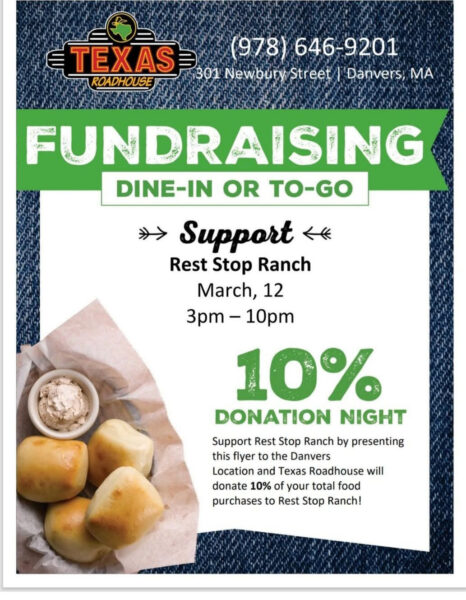 Texas Roadhouse Fundraiser for Rest-Stop-Ranch