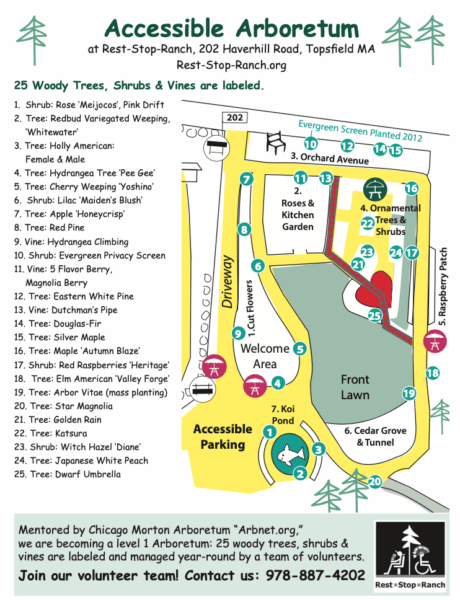 Accessible Arboretum Map